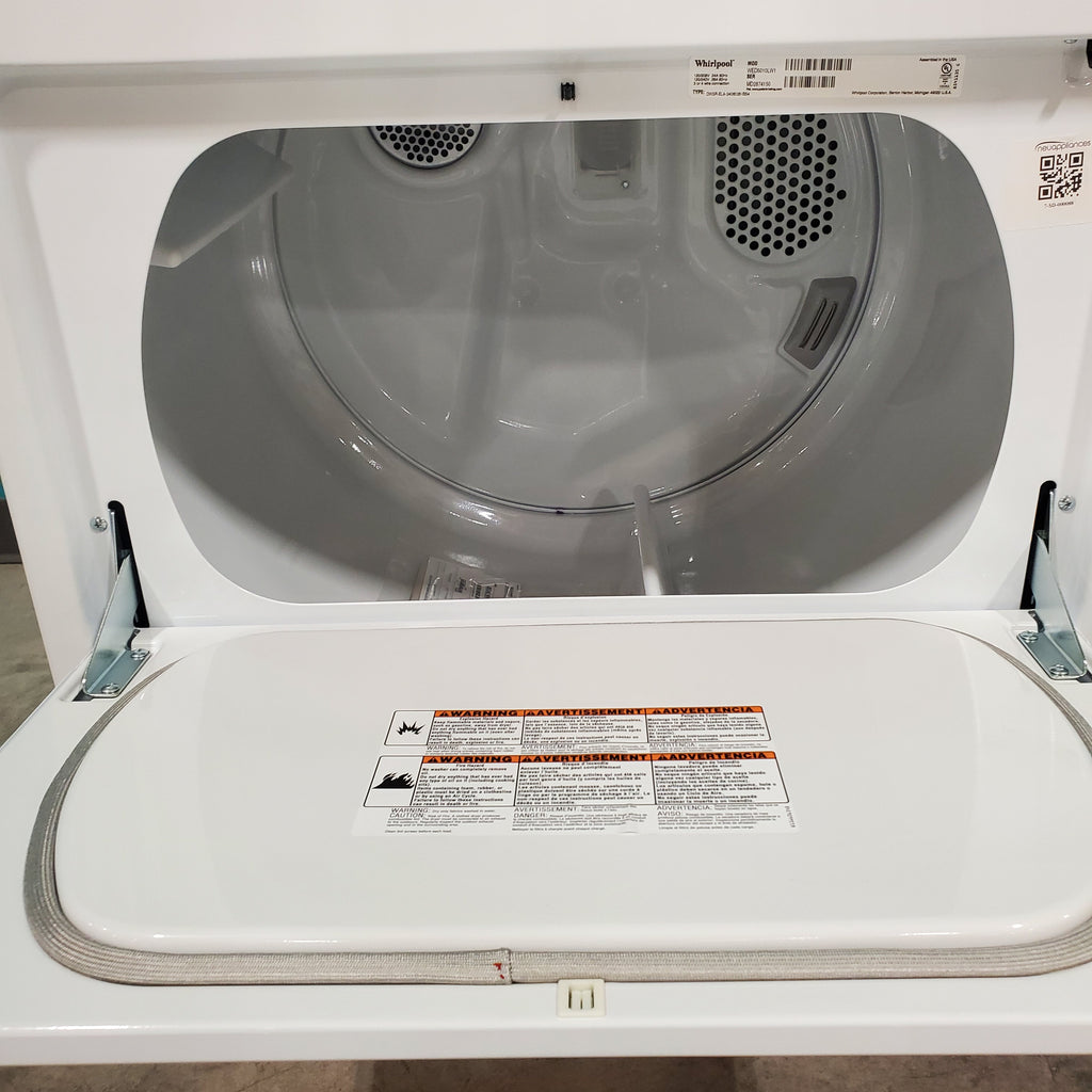 Pictures of Whirlpool 4.7–4.8 Cu. Ft. Top Load Washer with 2 in 1 Removable Agitator and Built-In Water Faucet and 7.0 Cu. Ft. Top Load Electric Moisture Sensing Dryer with Wrinkle Shield™ Option - Open Box - Neu Appliance Outlet - Discount Appliance Outlet in Austin, Tx