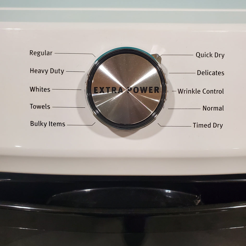 Pictures of Maytag Front Load 4.8 Cu. Ft. Washer with 16 Hour Fresh Hold Option MHW6630HW - Scratch and Dent (Moderate) and Maytag Front Load 7.3 Cu. Ft. Electric Dryer with Extra Power and Quick Dry Cycle MED5630HW - Open Box - Neu Appliance Outlet - Discount Appliance Outlet in Austin, Tx