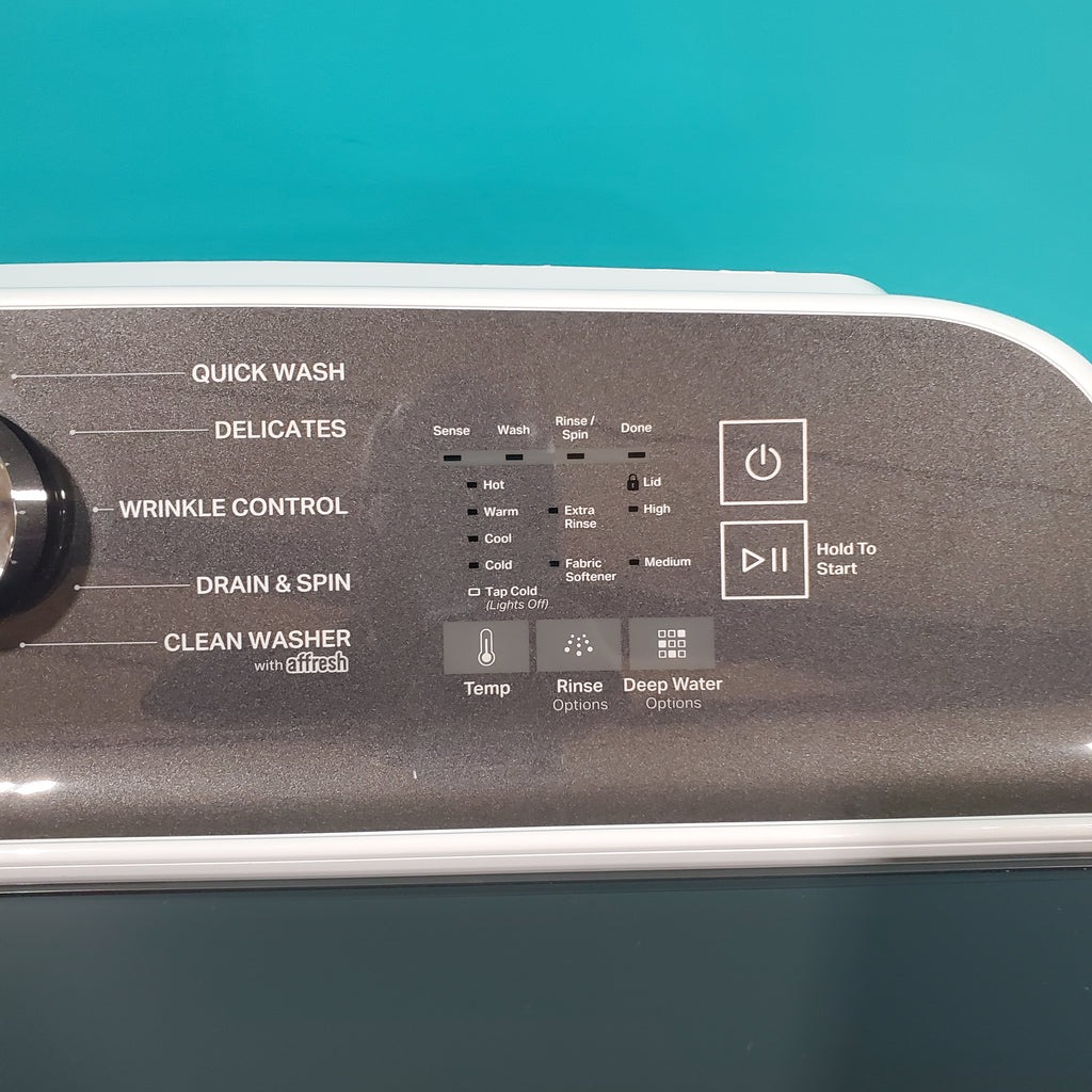 Pictures of Whirlpool 4.7–4.8 Cu. Ft. Top Load Washer with 2 in 1 Removable Agitator and Built-In Water Faucet and 7.0 Cu. Ft. Top Load Electric Moisture Sensing Dryer with Wrinkle Shield™ Option - Open Box - Neu Appliance Outlet - Discount Appliance Outlet in Austin, Tx