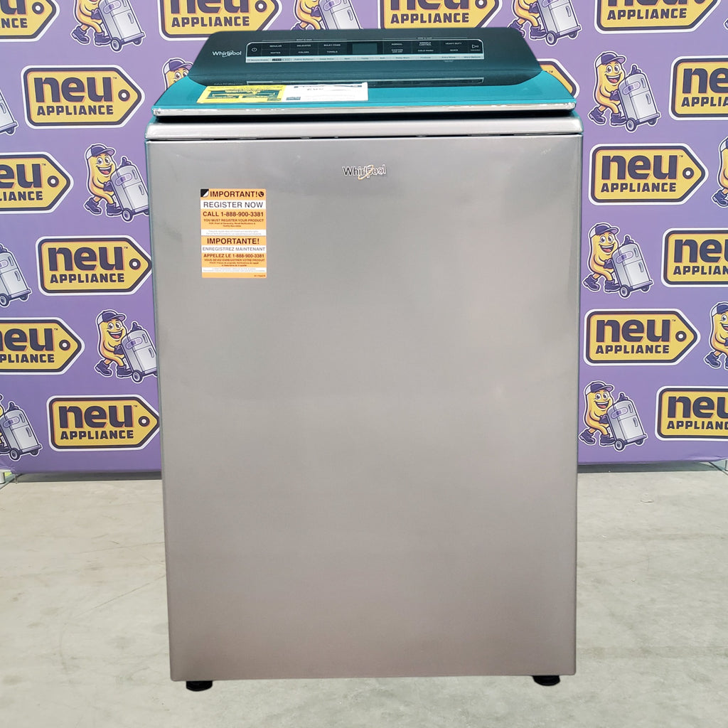 Pictures of Whirlpool Chrome Shadow 5.2 - 5.3 cu. ft. ENERGY STAR Top Load Washer with 2 in 1 Removable Agitator and Load & Go™ dispenser - Open Box - Neu Appliance Outlet - Discount Appliance Outlet in Austin, Tx