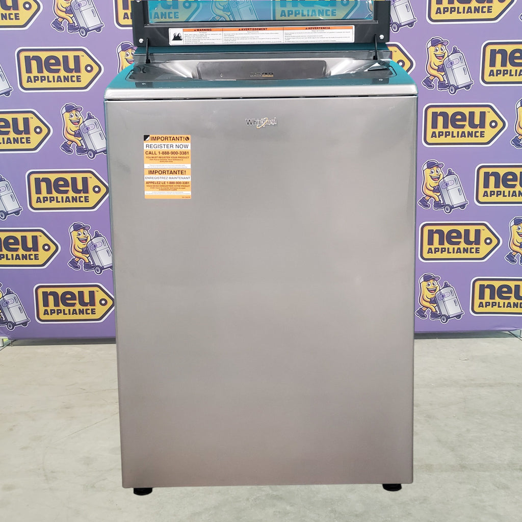 Pictures of Whirlpool Chrome Shadow 5.2 - 5.3 cu. ft. ENERGY STAR Top Load Washer with 2 in 1 Removable Agitator and Load & Go™ dispenser - Open Box - Neu Appliance Outlet - Discount Appliance Outlet in Austin, Tx