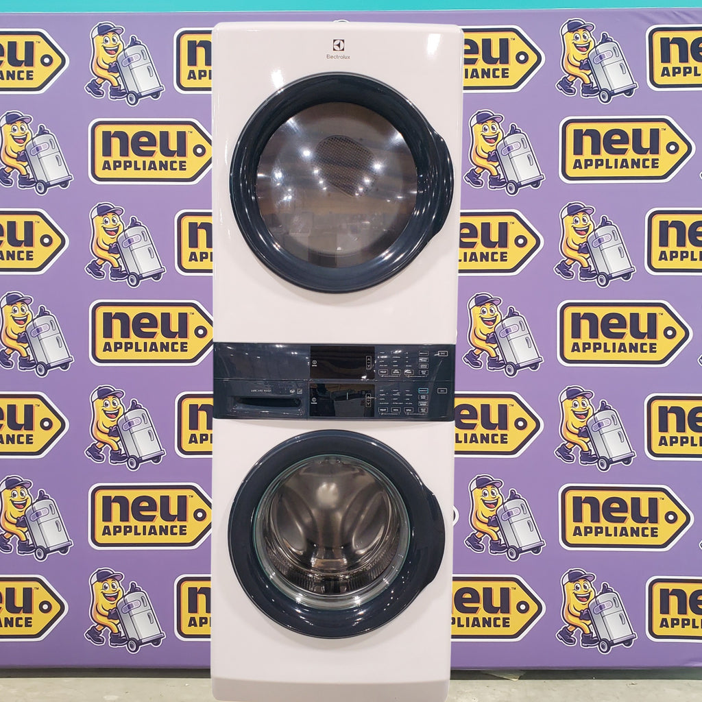 Pictures of Electrolux 300 Series Laundry Tower Single Unit Washer & Electric Dryer with LuxCare® Wash System ELTE7300AW - Scratch & Dent - Minor - Neu Appliance Outlet - Discount Appliance Outlet in Austin, Tx
