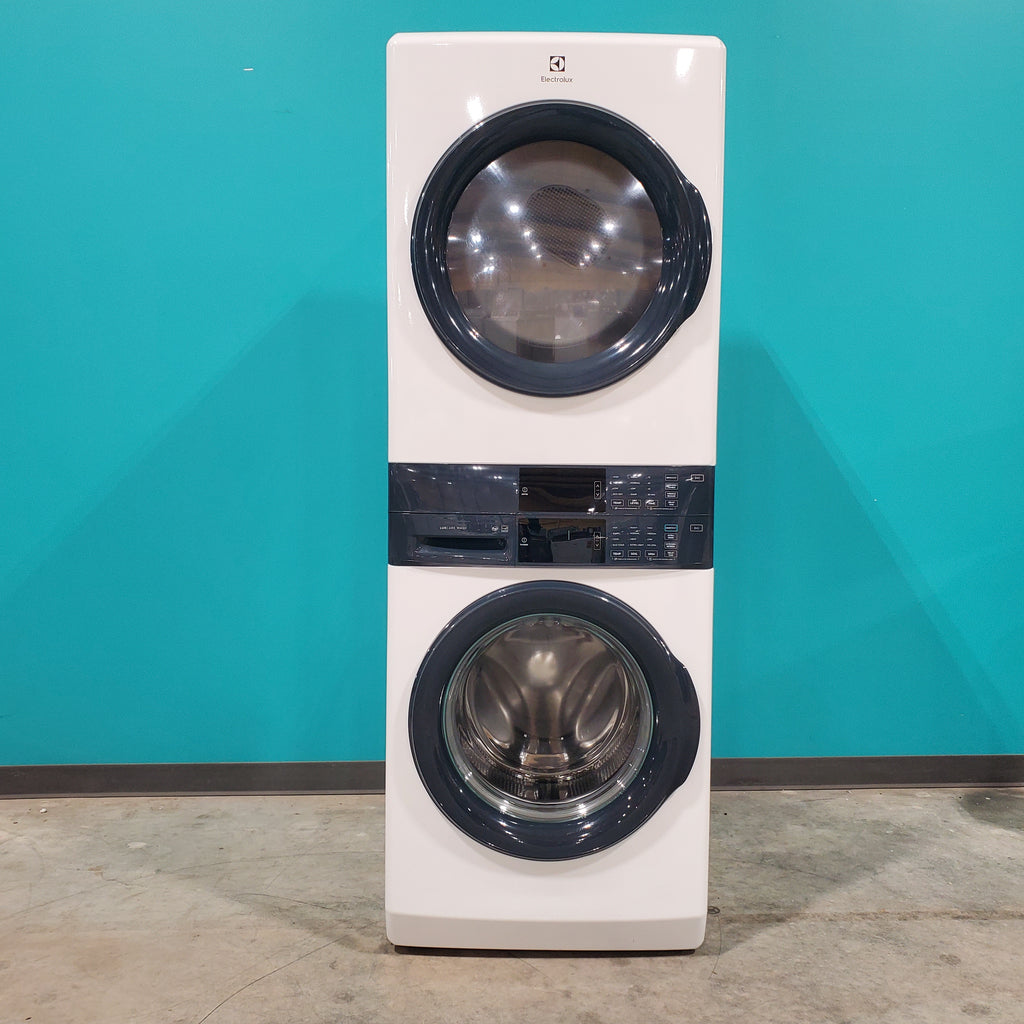 Pictures of Electrolux 300 Series Laundry Tower Single Unit Washer & Electric Dryer with LuxCare® Wash System ELTE7300AW - Scratch & Dent - Minor - Neu Appliance Outlet - Discount Appliance Outlet in Austin, Tx