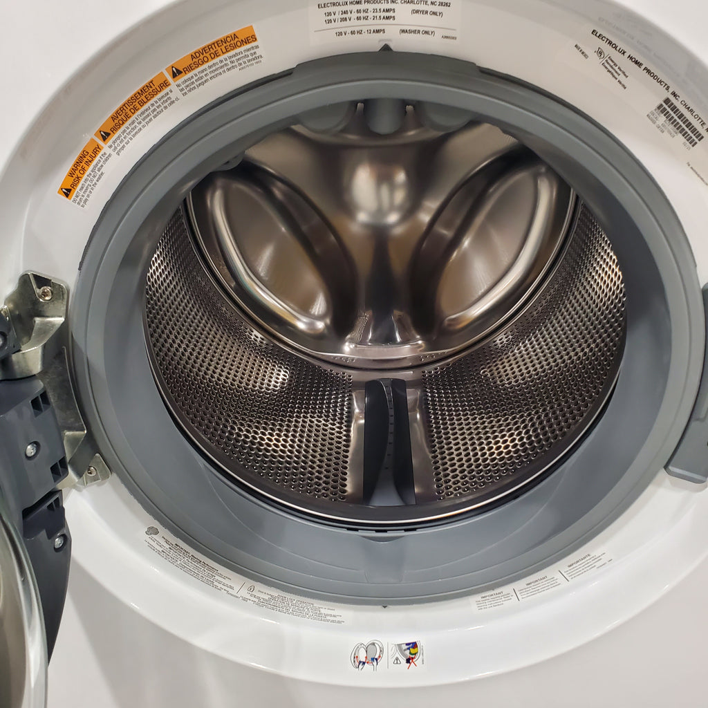 Pictures of Electrolux 300 Series Laundry Tower Single Unit Washer & Electric Dryer with LuxCare® Wash System ELTE7300AW - Scratch & Dent - Minor - Neu Appliance Outlet - Discount Appliance Outlet in Austin, Tx