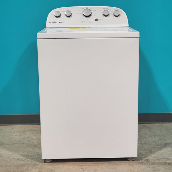 Whirlpool 3.8–3.9 Cu. Ft.  Top Load Washer with  2 in 1 Removable Agitator and Soil Level Selection WTW4957PW - Open Box