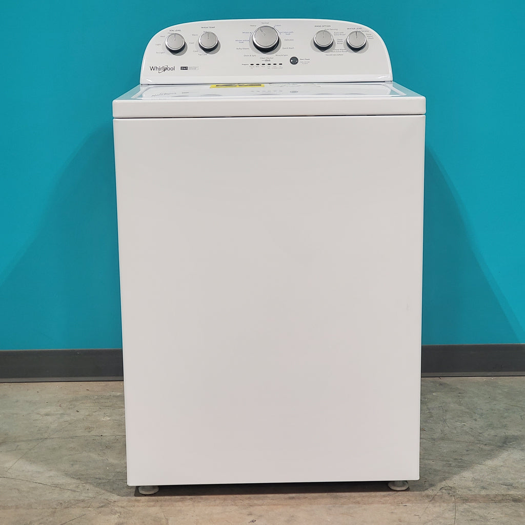 Pictures of Whirlpool 3.8–3.9 Cu. Ft. Top Load Washer with 2 in 1 Removable Agitator and Soil Level Selection WTW4957PW - Open Box - Neu Appliance Outlet - Discount Appliance Outlet in Austin, Tx