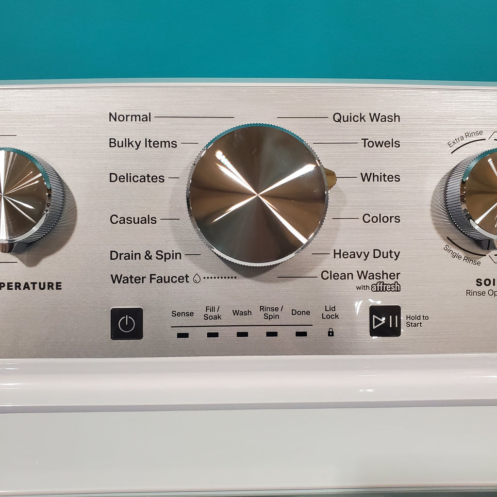 Pictures of Top Load Maytag 4.8 cu ft Power Impeller Washer with Extra Power Option and Deep Fill MVW5430MW - Scratch & Dent - Minor - Neu Appliance Outlet - Discount Appliance Outlet in Austin, Tx