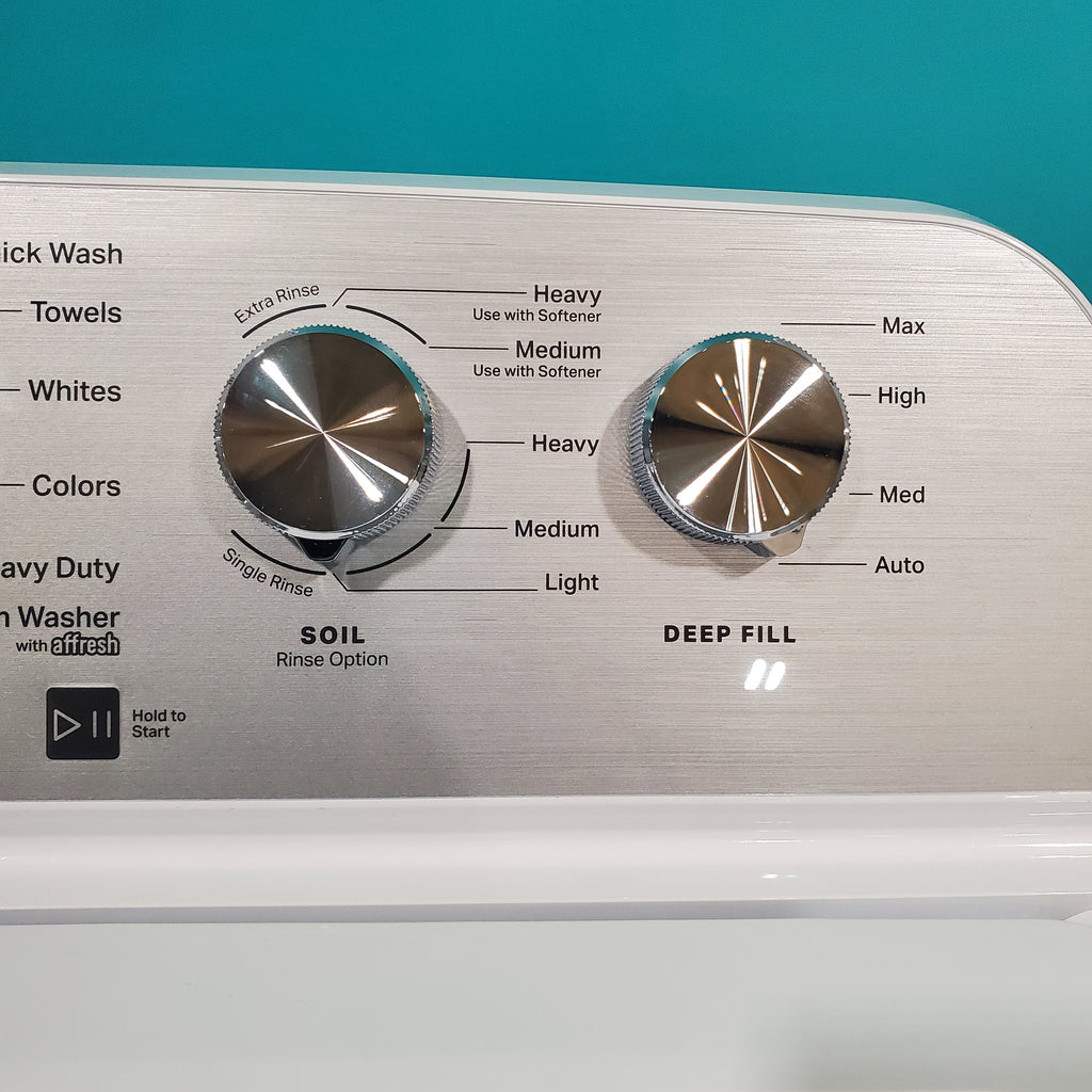 Pictures of Top Load Maytag 4.8 cu ft Power Impeller Washer with Extra Power Option and Deep Fill MVW5430MW - Scratch & Dent - Minor - Neu Appliance Outlet - Discount Appliance Outlet in Austin, Tx