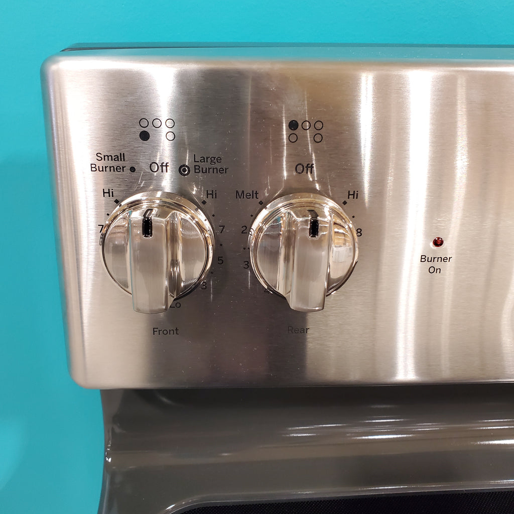 Pictures of GE Free-Standing 30" Electric Double Oven Convection Range with No-Preheat Air Fry JBS86SPSS - Open Box - Neu Appliance Outlet - Discount Appliance Outlet in Austin, Tx
