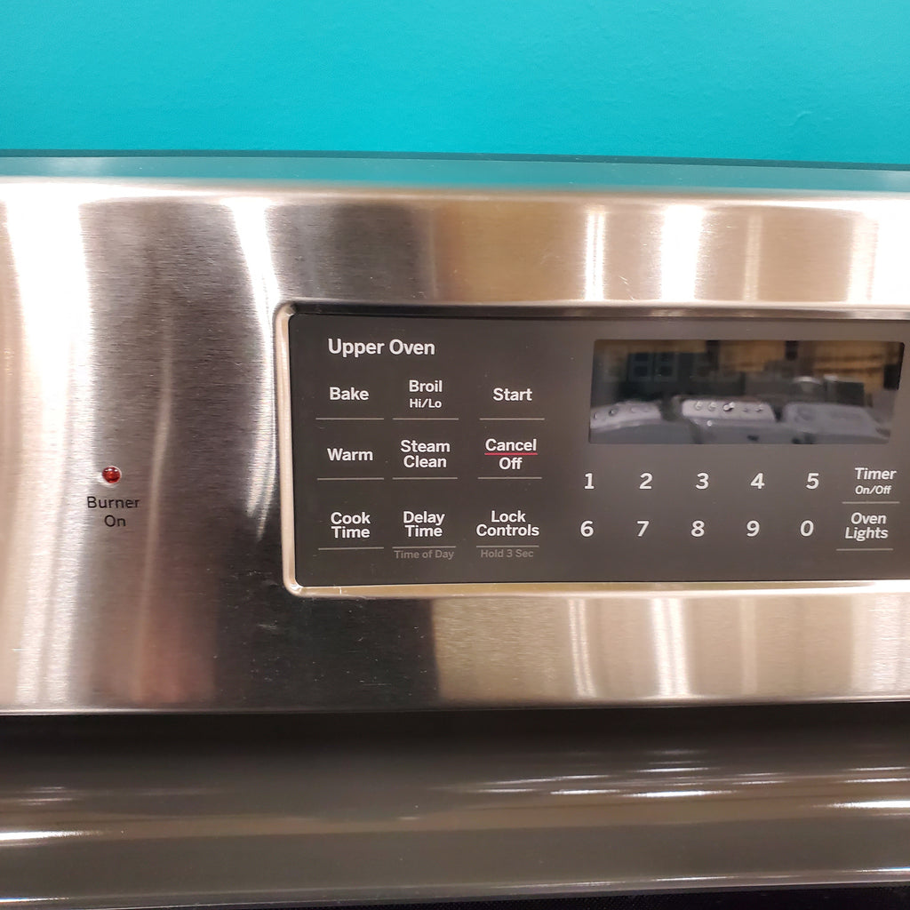 Pictures of GE Free-Standing 30" Electric Double Oven Convection Range with No-Preheat Air Fry JBS86SPSS - Open Box - Neu Appliance Outlet - Discount Appliance Outlet in Austin, Tx