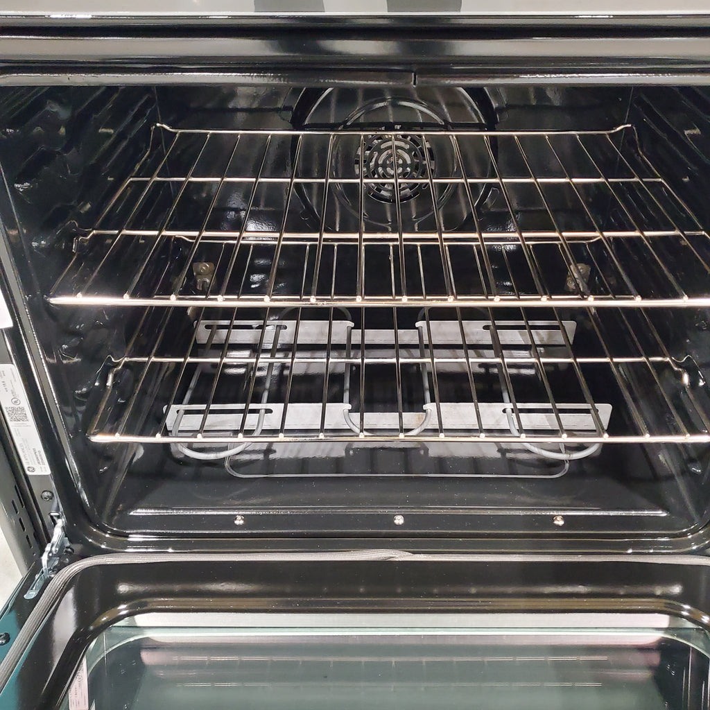 Pictures of GE Free-Standing 30" Electric Double Oven Convection Range with No-Preheat Air Fry JBS86SPSS - Open Box - Neu Appliance Outlet - Discount Appliance Outlet in Austin, Tx
