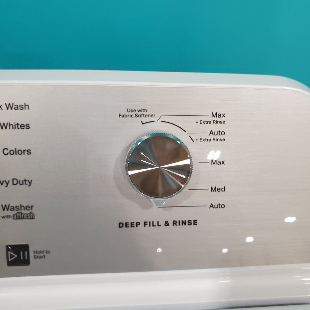 Pictures of Top Load Maytag 4.8 cu ft Power Impeller Washer with Extra Power Option and Deep Fill MVW4505MW - Open Box - Neu Appliance Outlet - Discount Appliance Outlet in Austin, Tx