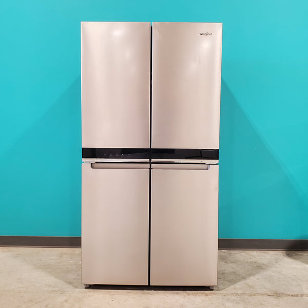 Whirlpool Fingerprint-Resistant Stainless 36-inch Wide Counter Depth 4 Door 19.4 cu. ft. Refrigerator with Flexible ice bin WRQA59CNKZ - Open Box
