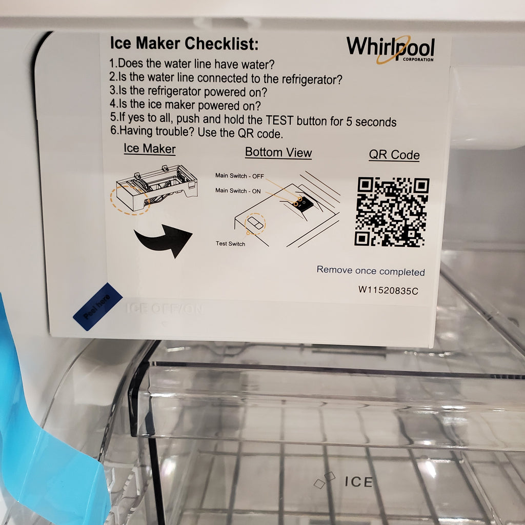 Pictures of Whirlpool Fingerprint-Resistant Stainless 36-inch Wide Counter Depth 4 Door 19.4 cu. ft. Refrigerator with Flexible ice bin WRQA59CNKZ - Open Box - Neu Appliance Outlet - Discount Appliance Outlet in Austin, Tx