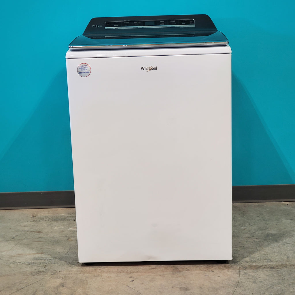 Pictures of Whirlpool 5.2 - 5.3 cu. ft. Top Load Washer with 2 in 1 Removable Agitator and Load & Go™ dispenser WTW8127LW - Scratch & Dent - Minor - Neu Appliance Outlet - Discount Appliance Outlet in Austin, Tx