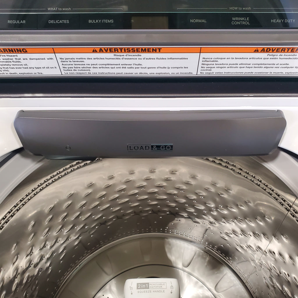 Pictures of Whirlpool 5.2 - 5.3 cu. ft. Top Load Washer with 2 in 1 Removable Agitator and Load & Go™ dispenser WTW8127LW - Scratch & Dent - Minor - Neu Appliance Outlet - Discount Appliance Outlet in Austin, Tx