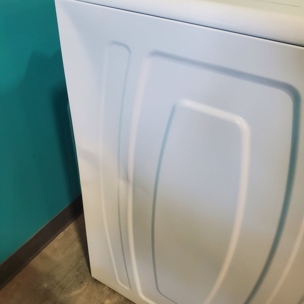 Pictures of Maytag Front Load 4.8 Cu. Ft. Washer with 16 Hour Fresh Hold Option MHW6630HW - Scratch and Dent (Moderate) and Maytag Front Load 7.3 Cu. Ft. Electric Dryer with Extra Power and Quick Dry Cycle MED5630HW - Open Box - Neu Appliance Outlet - Discount Appliance Outlet in Austin, Tx