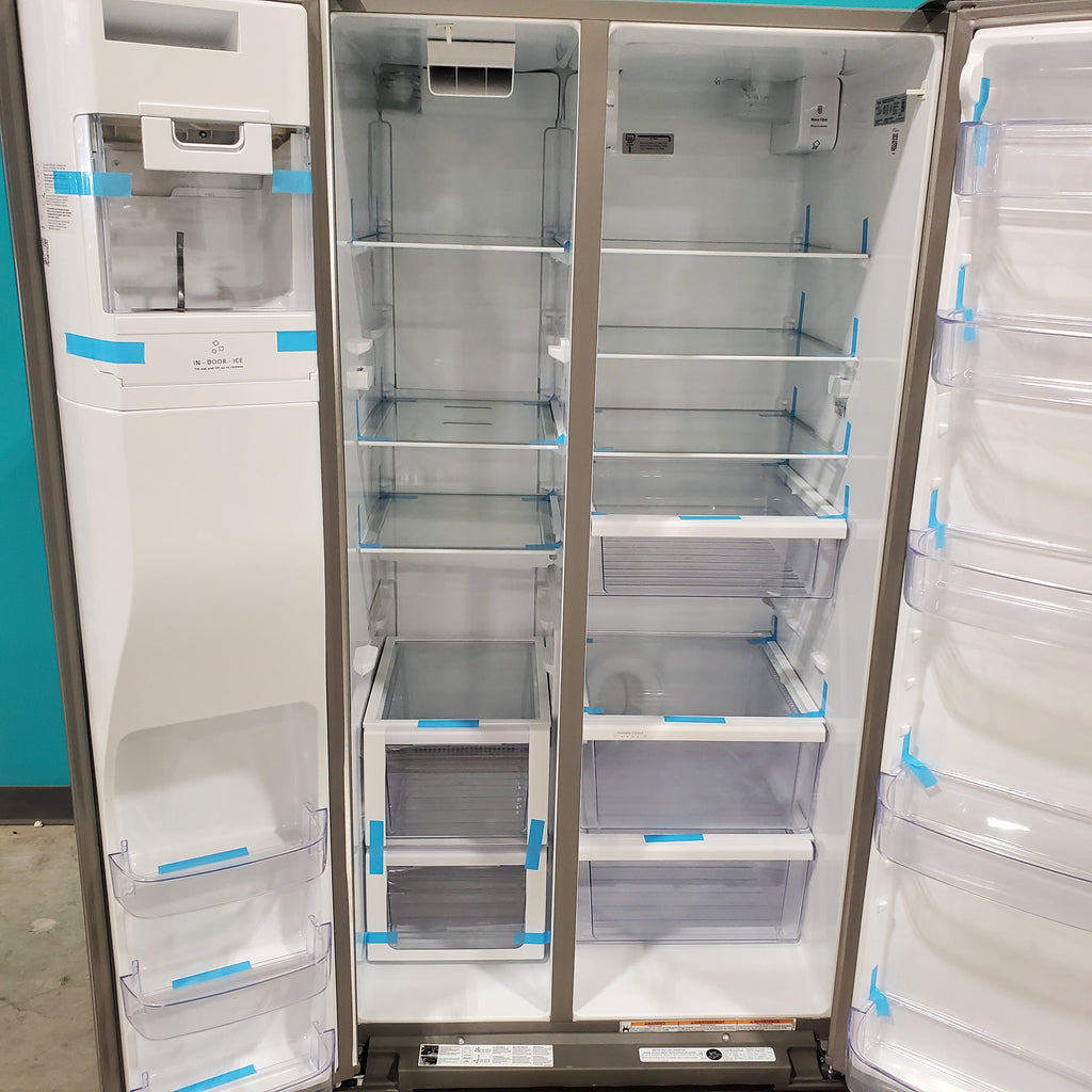 Pictures of Whirlpool Side-by Side 36- Inch Wide 28 cu. ft. Fingerprint Resistant Stainless SteelRefrigerator with In-Door Ice Storage WRS588FIHZ - Open Box - Neu Appliance Outlet - Discount Appliance Outlet in Austin, Tx