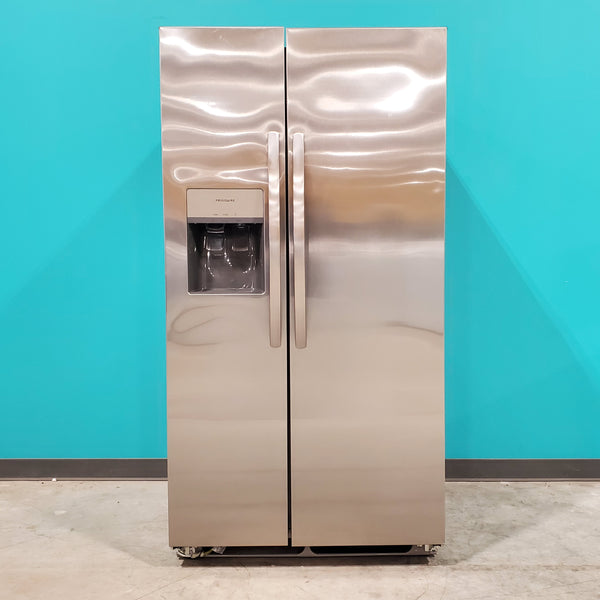Frigidaire Standard Depth  25.6 Cu. Ft. Side by Side 36" Refrigerator with a EvenTemp Cooling System FRSS26L3AF - Open Box