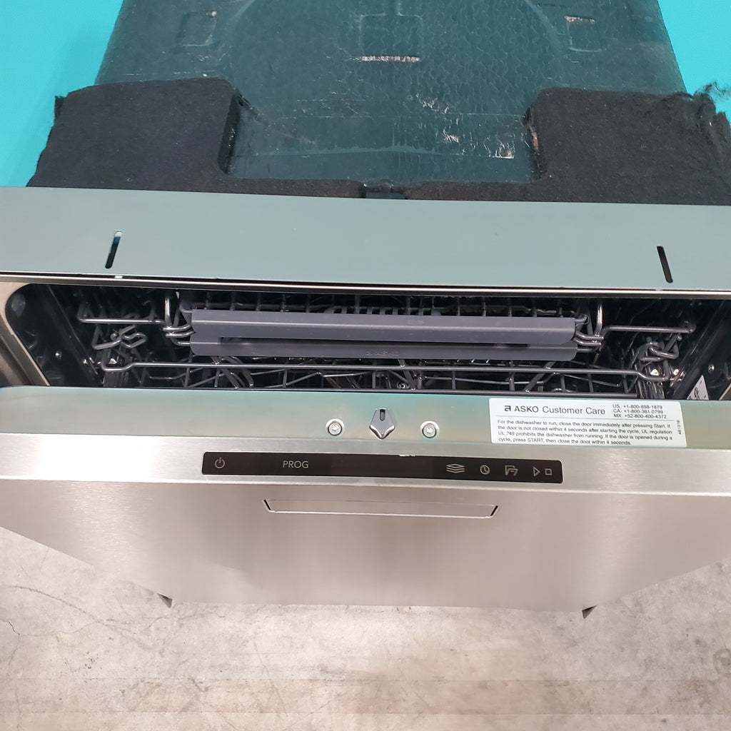 Pictures of Asko 40 Series 24" Stainless Steel Dishwasher with Pocket Handle and 9 Spray Wash System DBI564ISSOF - Open Box - Neu Appliance Outlet - Discount Appliance Outlet in Austin, Tx