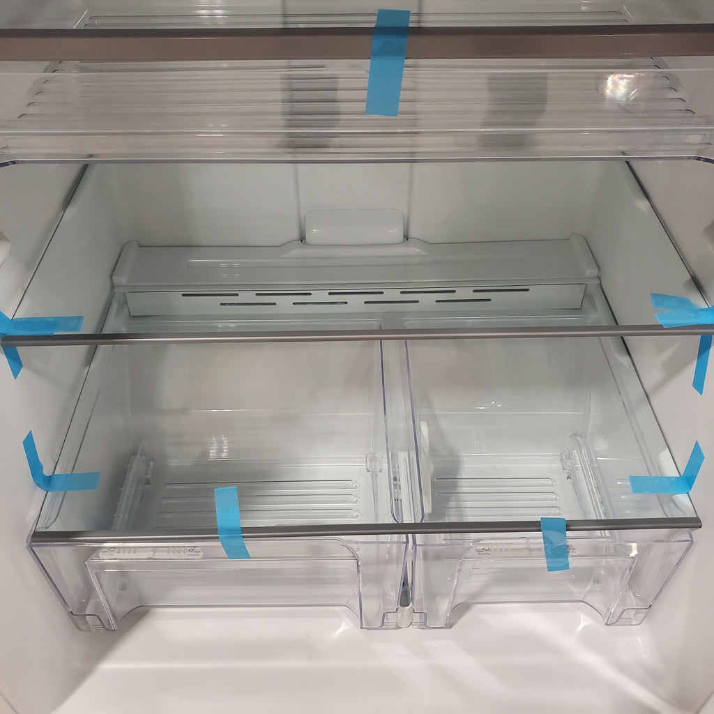 Pictures of Maytag White 33-Inch Wide 21 Cu. Ft. Top Freezer Refrigerator with PowerCold® Feature and Bright Series LED Lighting MRT311FFFH - Scratch & Dent - Minor - Neu Appliance Outlet - Discount Appliance Outlet in Austin, Tx