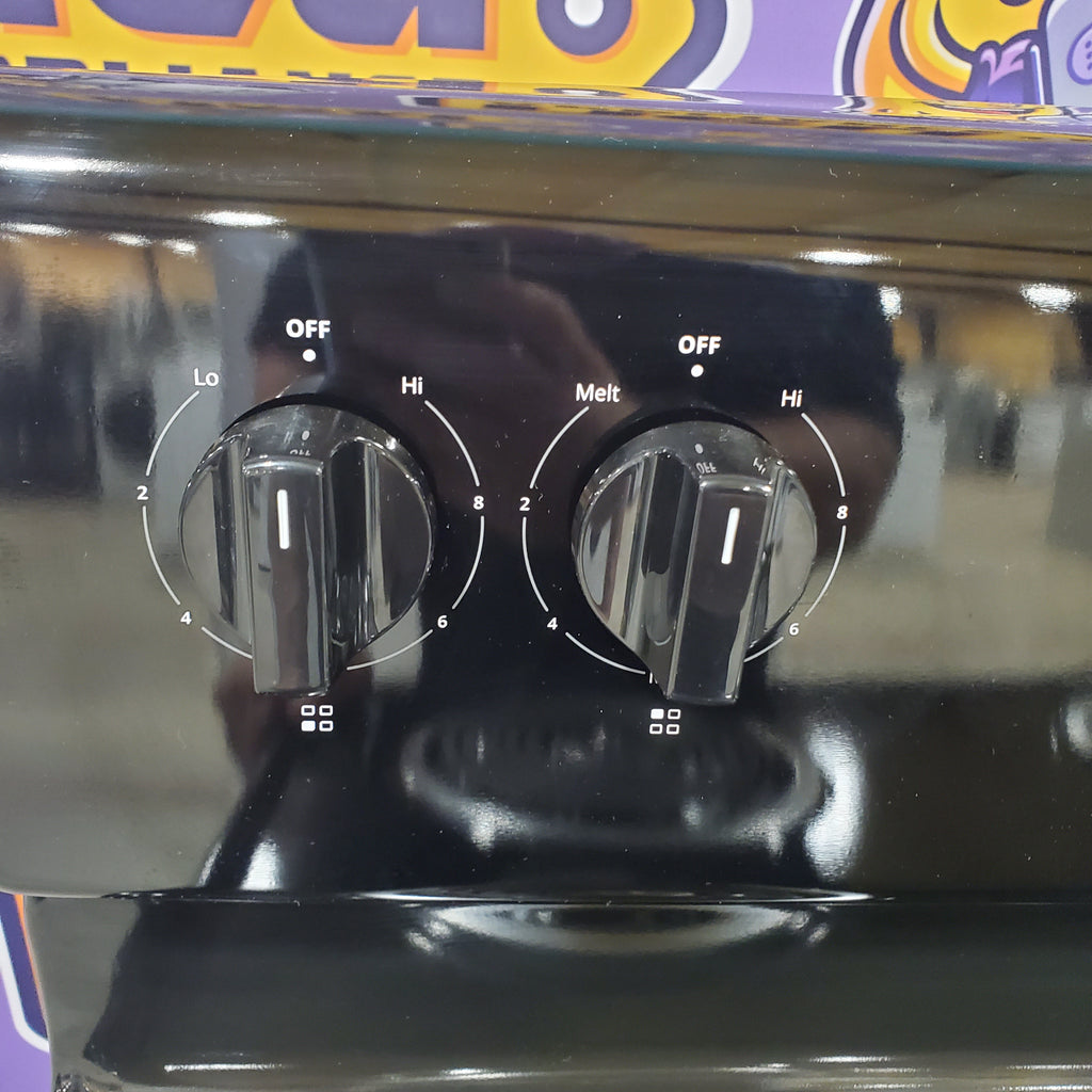 Pictures of Whirlpool 30" Black 4.8 cu. ft. Electric Coil Top Range with Keep Warm Setting WFC150M0JB - Scratch & Dent - Minor - Neu Appliance Outlet - Discount Appliance Outlet in Austin, Tx