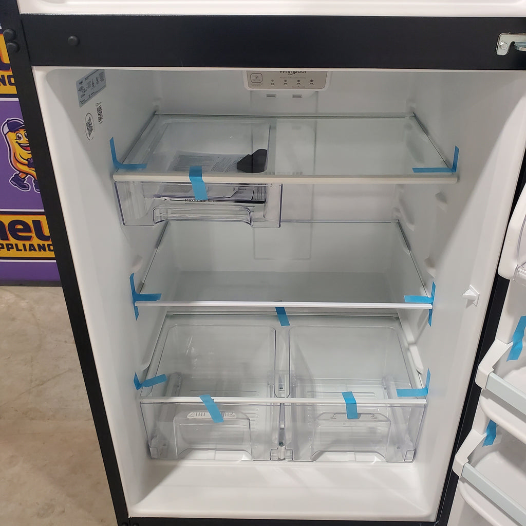 Pictures of Whirlpool Wide Top Freezer 30 Inch 18 cu. ft. Refrigerator with Flexi-Side Bin WRT318FMDB - Scratch and Dent (Minor) - Neu Appliance Outlet - Discount Appliance Outlet in Austin, Tx