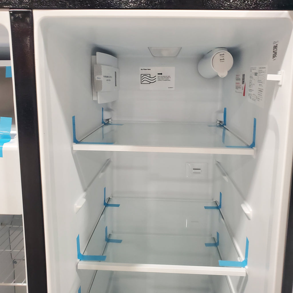 Pictures of Frigidaire Black 26 Cu. Ft. 36" Standard-Depth ENERGY STAR Side-by-Side Refrigerator with EvenTemp™ Cooling System FRSS2623AB - Scratch & Dent - Minor - Neu Appliance Outlet - Discount Appliance Outlet in Austin, Tx