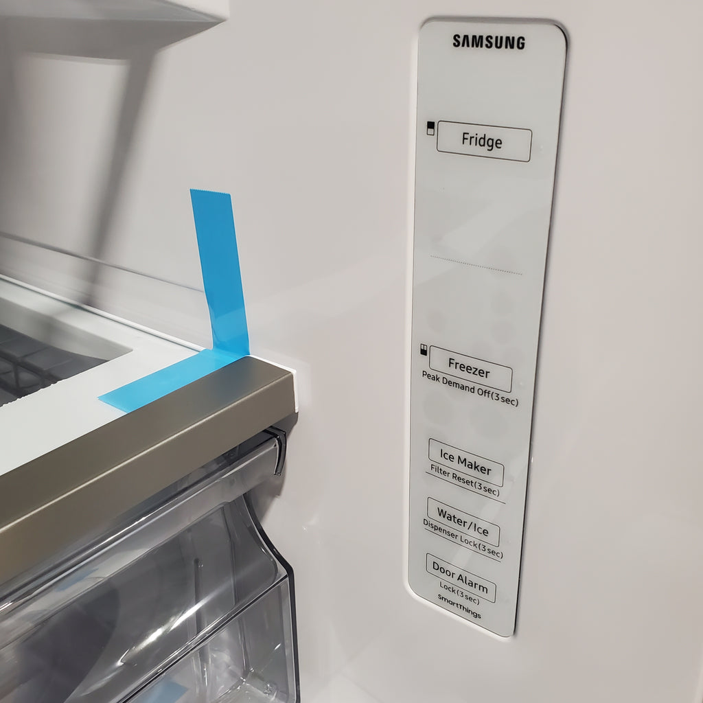 Pictures of Samsung Stainless Steel 31 cu. ft. Mega Capacity 3-Door French Door Refrigerator with Four Types of Ice RF32CG5400SR - Open Box - Neu Appliance Outlet - Discount Appliance Outlet in Austin, Tx