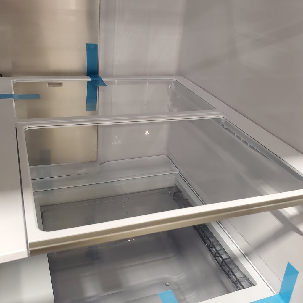 Pictures of Samsung Stainless Steel 31 cu. ft. Mega Capacity 3-Door French Door Refrigerator with Four Types of Ice RF32CG5400SR - Open Box - Neu Appliance Outlet - Discount Appliance Outlet in Austin, Tx