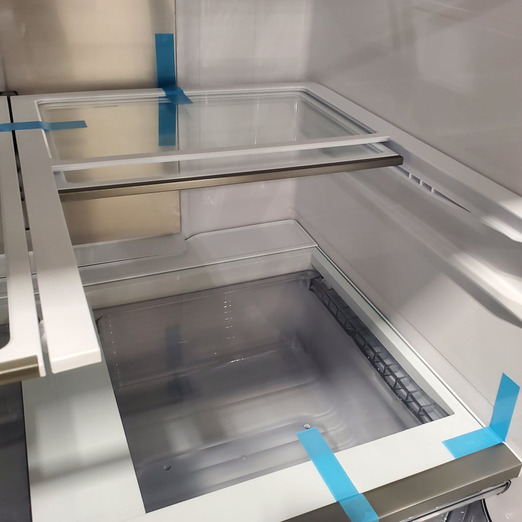 Pictures of Samsung Stainless Steel 31 cu. ft. Mega Capacity 3-Door French Door Refrigerator with Four Types of Ice RF32CG5400SR - Open Box - Neu Appliance Outlet - Discount Appliance Outlet in Austin, Tx