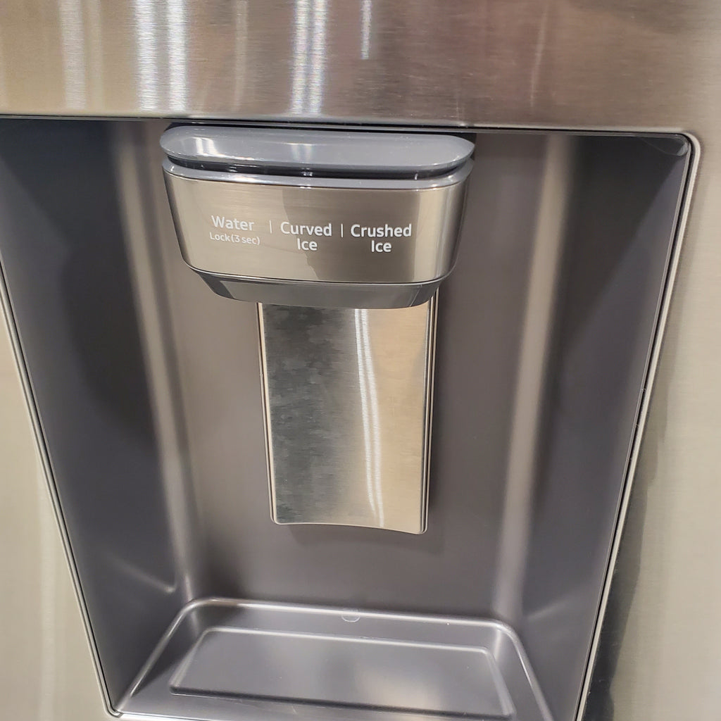Pictures of Samsung Stainless Steel 31 cu. ft. Mega Capacity 3-Door French Door Refrigerator with Four Types of Ice RF32CG5400SR - Open Box - Neu Appliance Outlet - Discount Appliance Outlet in Austin, Tx