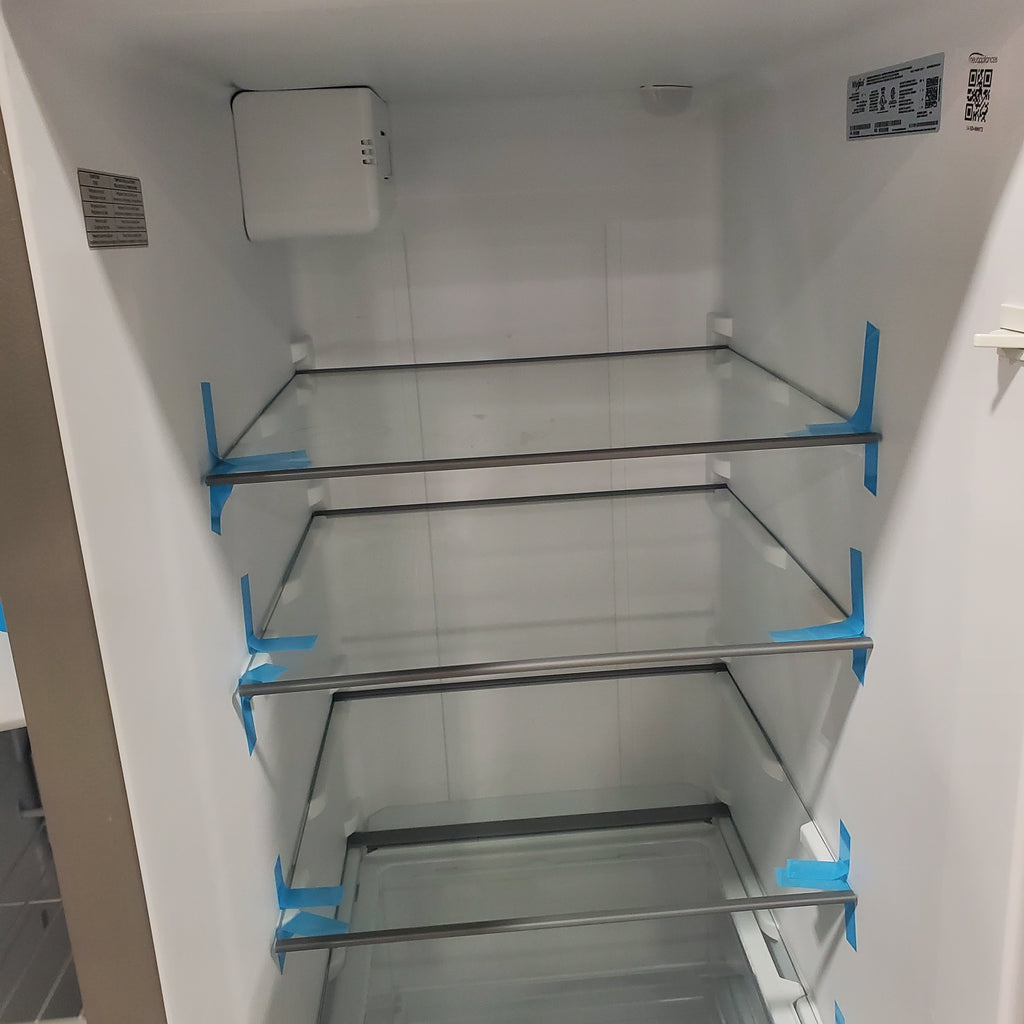 Pictures of Whirlpool Monochromatic Stainless Steel 33-inch Wide Side-by-Side 21 cu. ft. Refrigerator WRS331SDHM - Scratch & Dent - Moderate - Neu Appliance Outlet - Discount Appliance Outlet in Austin, Tx
