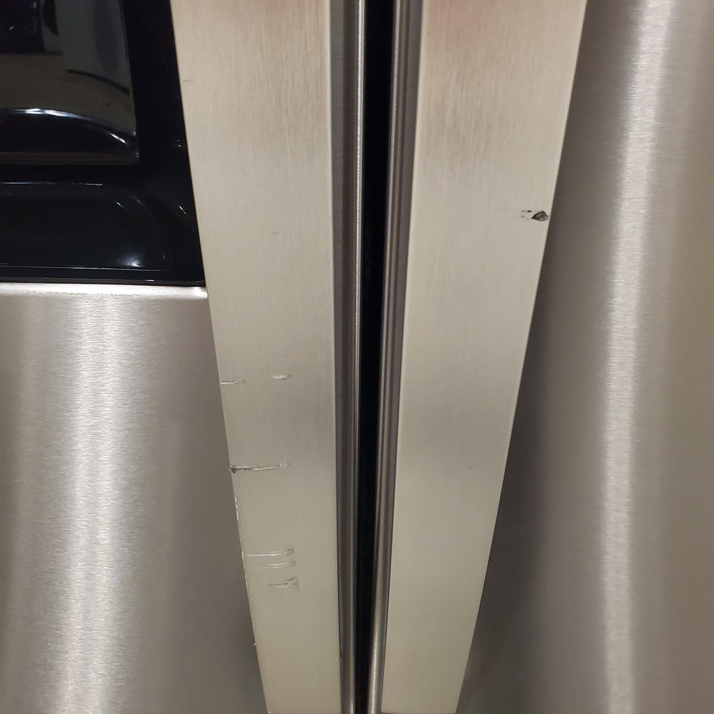 Pictures of Whirlpool Monochromatic Stainless Steel 33-inch Wide Side-by-Side 21 cu. ft. Refrigerator WRS331SDHM - Scratch & Dent - Moderate - Neu Appliance Outlet - Discount Appliance Outlet in Austin, Tx