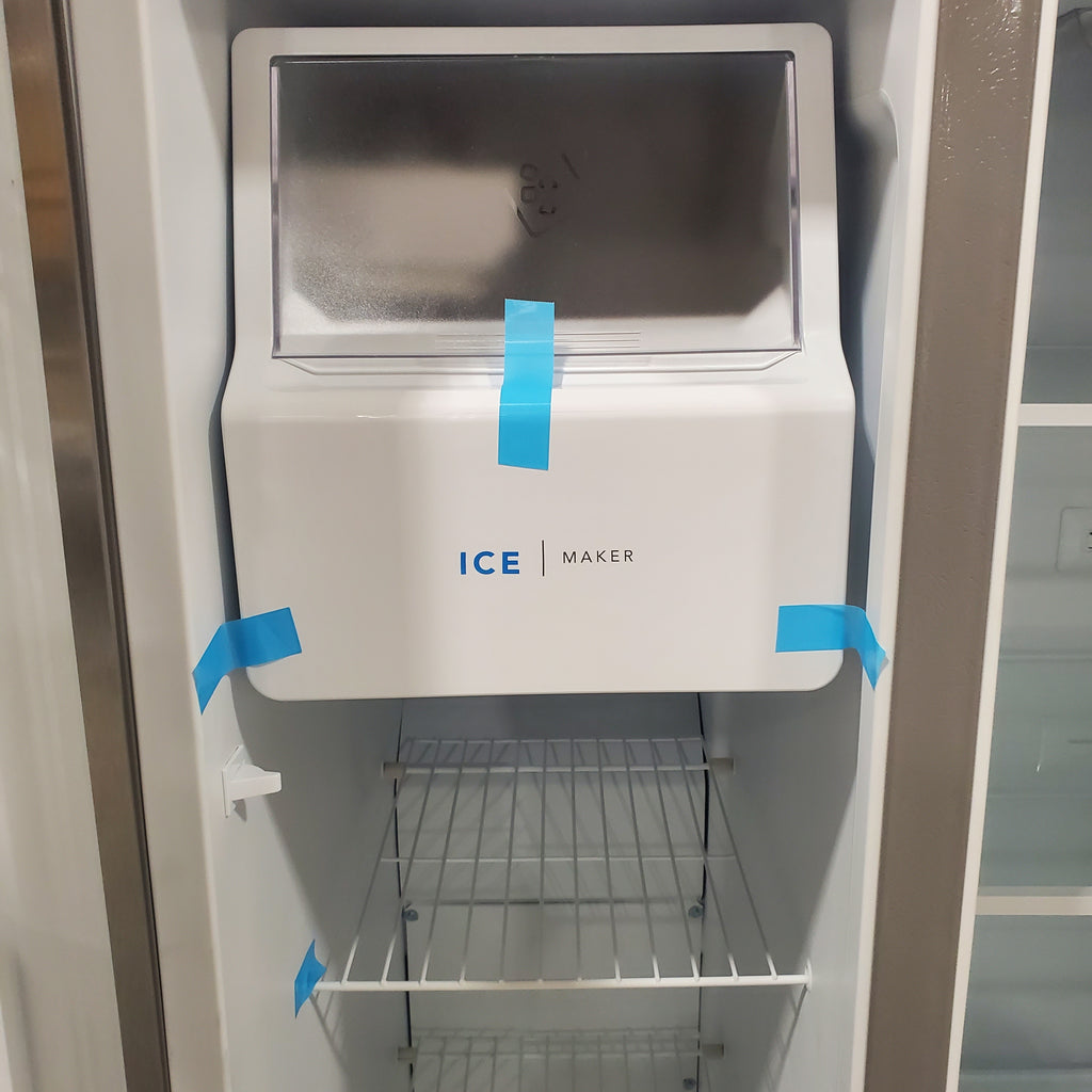 Pictures of Frigidaire Standard Depth 25.6 Cu. Ft. Side by Side 36" Refrigerator with a EvenTemp Cooling System FRSS26L3AF - Open Box - Neu Appliance Outlet - Discount Appliance Outlet in Austin, Tx