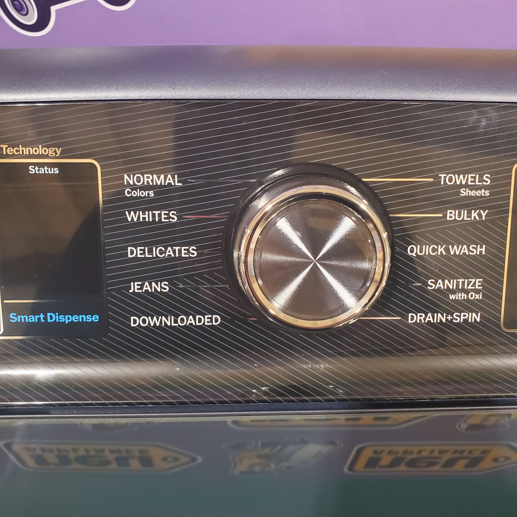 Pictures of GE Profile™ ENERGY STAR® 5.4 cu. ft. Capacity Washer with Smarter Wash Technology and Adaptive SmartDispense - PTW800BPWRS - Scratch & Dent - Minor - Neu Appliance Outlet - Discount Appliance Outlet in Austin, Tx