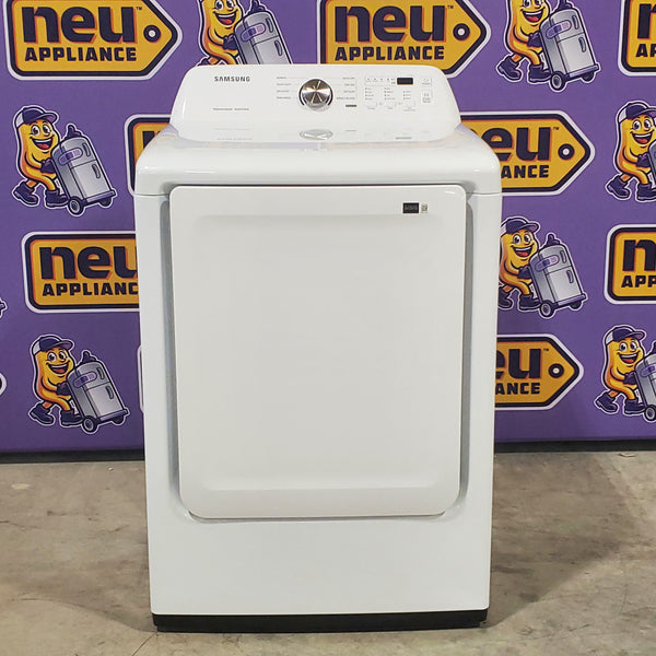 ENERGY STAR Samsung 7.4 cu. ft. Electric Dryer with Smart Care Technology DVE45T3200W - Open Box
