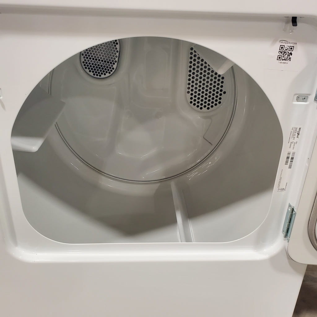 Pictures of Whirlpool 3.8–3.9 Cu. Ft. Top Load Washer with 2 in 1 Removable Agitator and Soil Level Selection WTW4957PW and Whirlpool 7-cu ft Vented Electric Dryer WED4815EW - Open Box - Neu Appliance Outlet - Discount Appliance Outlet in Austin, Tx