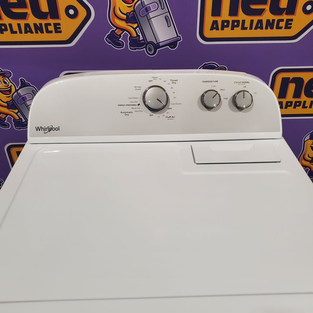 Pictures of Whirlpool 3.8–3.9 Cu. Ft. Top Load Washer with 2 in 1 Removable Agitator and Soil Level Selection WTW4957PW and Whirlpool 7-cu ft Vented Electric Dryer WED4815EW - Open Box - Neu Appliance Outlet - Discount Appliance Outlet in Austin, Tx