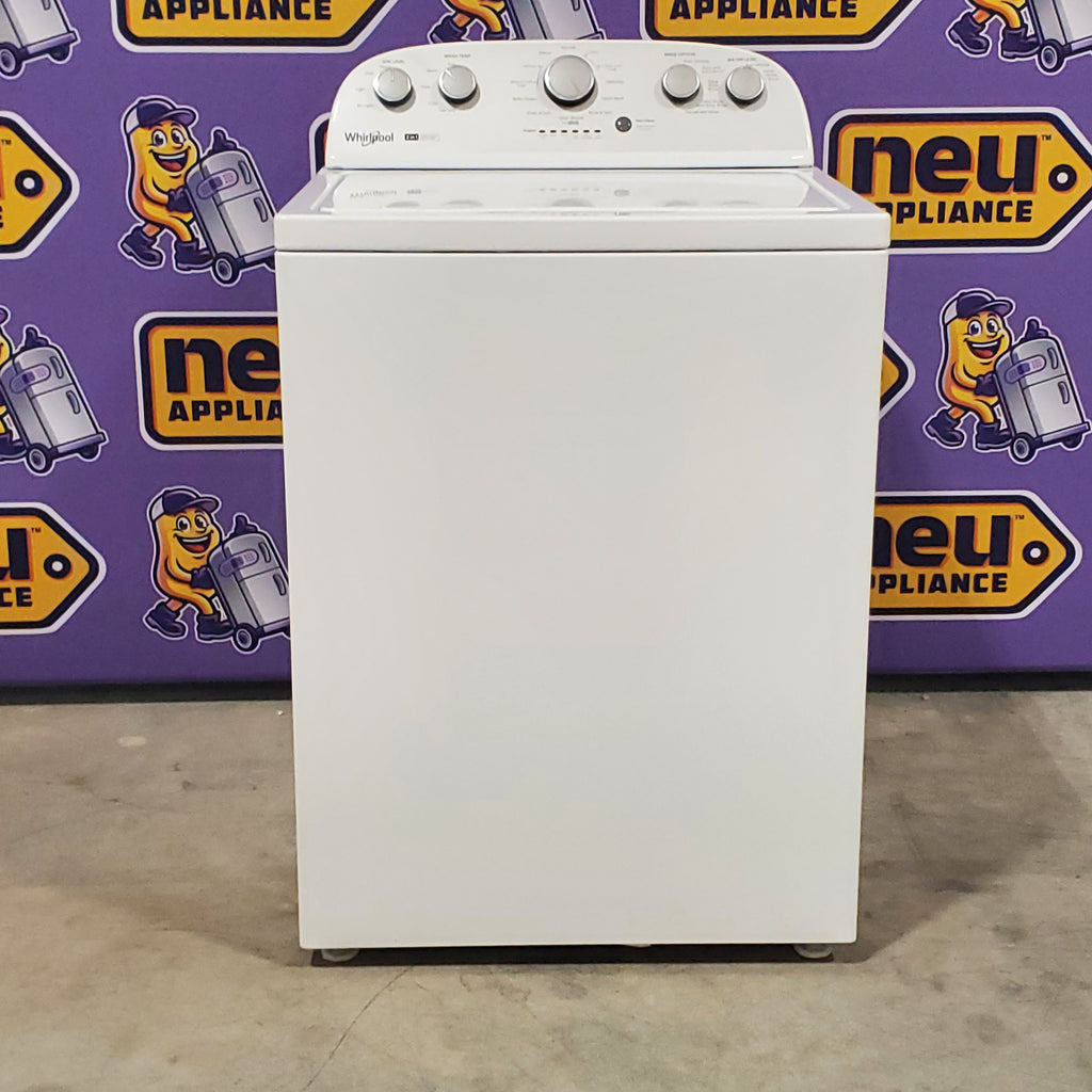 Pictures of Whirlpool 3.8–3.9 Cu. Ft. Top Load Washer with 2 in 1 Removable Agitator and Soil Level Selection WTW4957PW and Whirlpool 7-cu ft Vented Electric Dryer WED4815EW - Open Box - Neu Appliance Outlet - Discount Appliance Outlet in Austin, Tx