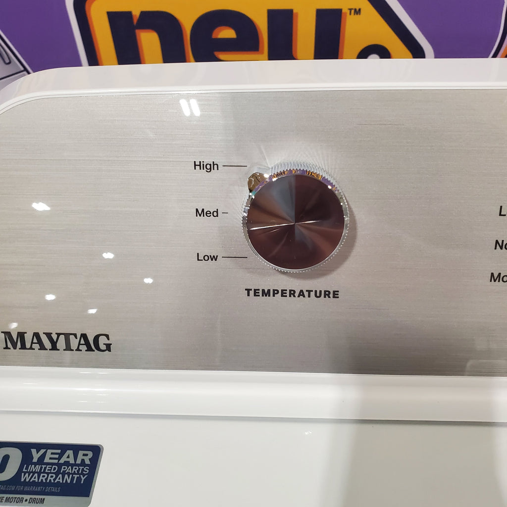 Pictures of Maytag Top Load 4.7 cu. ft. Agitator Washer with Extra Power and Deep Fill Option MVW5435PW and Electric Wrinkle Prevent 7.0 cu. ft Dryer with End of Cycle Signal MED4500MW - Open Box - Neu Appliance Outlet - Discount Appliance Outlet in Austin, Tx