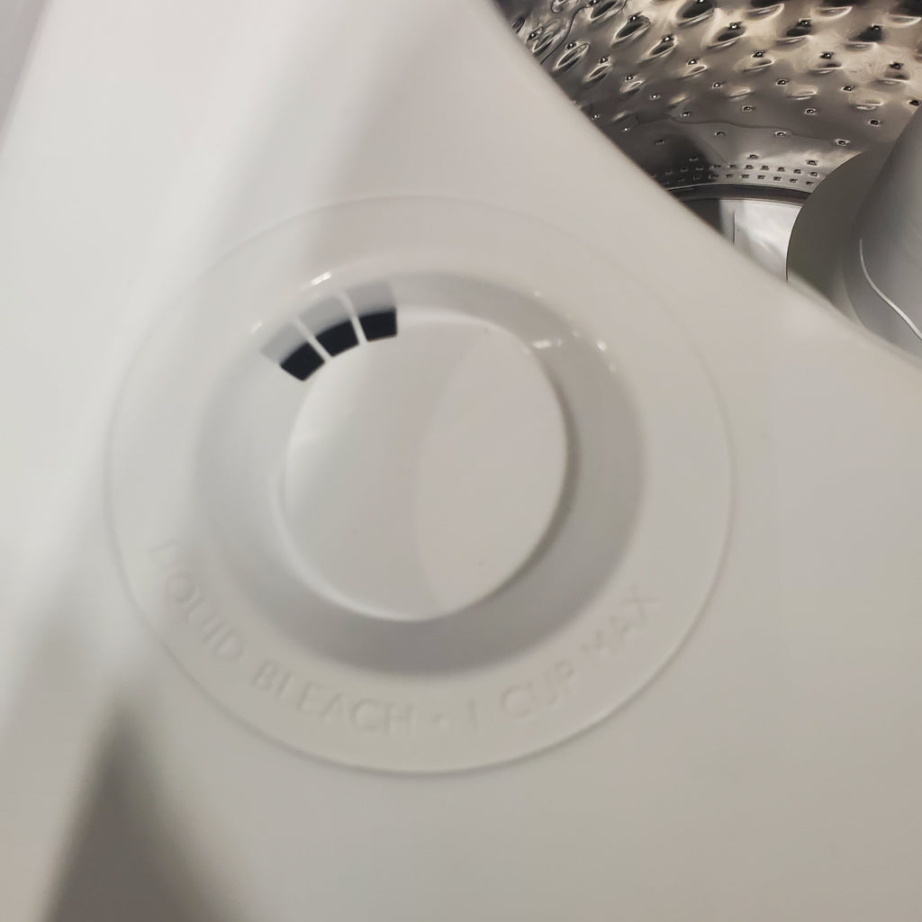 Pictures of Maytag Top Load 4.7 cu. ft. Agitator Washer with Extra Power and Deep Fill Option MVW5435PW and Electric Wrinkle Prevent 7.0 cu. ft Dryer with End of Cycle Signal MED4500MW - Open Box - Neu Appliance Outlet - Discount Appliance Outlet in Austin, Tx