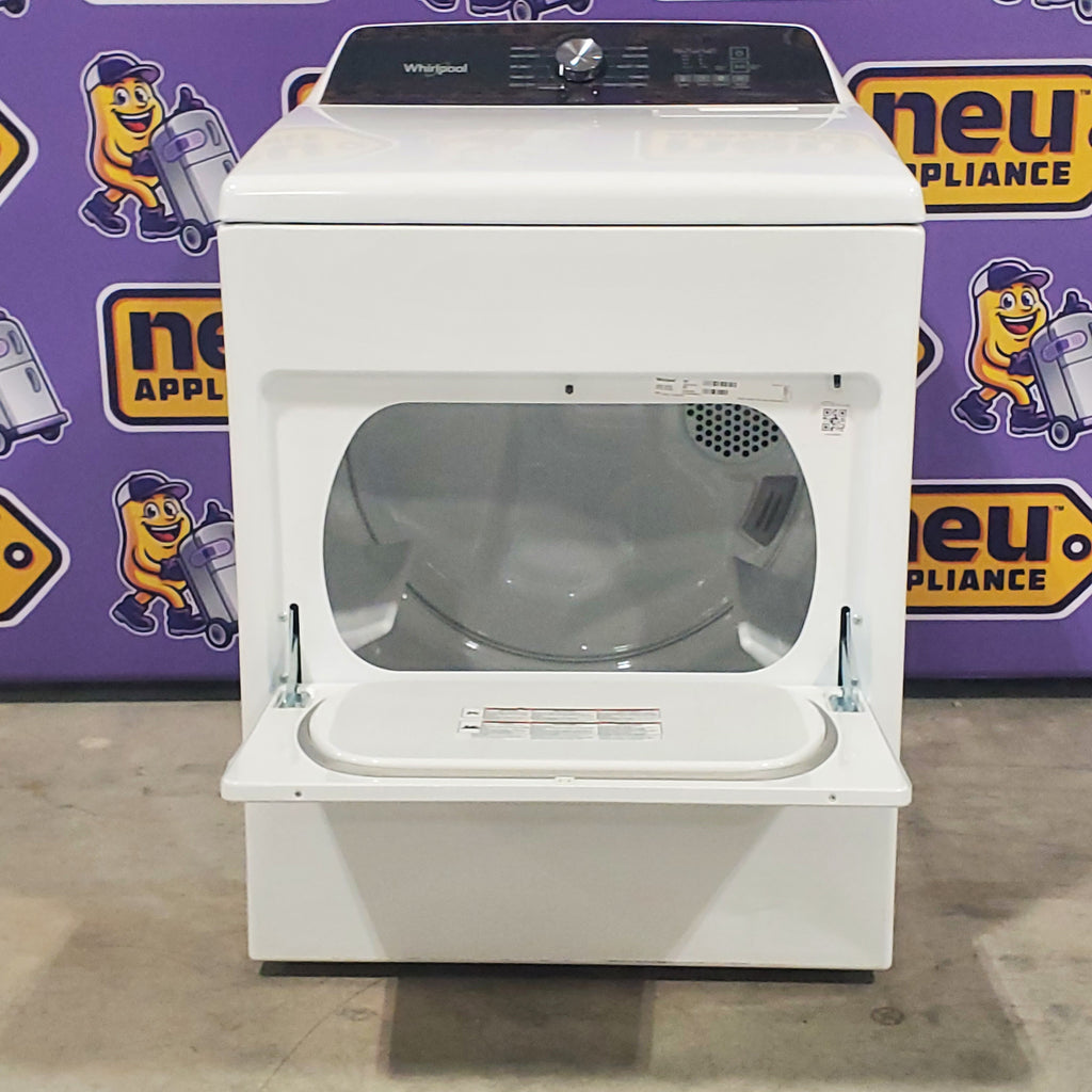 Pictures of Whirlpool 4.7–4.8 Cu. Ft. Top Load Washer with 2 in 1 Removable Agitator and Built-In Water Faucet and 7.0 Cu. Ft. Top Load Electric Moisture Sensing Dryer with Wrinkle Shield™ Option - Neu Appliance Outlet - Discount Appliance Outlet in Austin, Tx