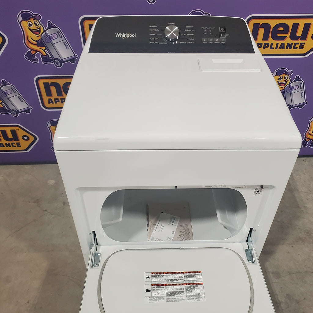 Pictures of Whirlpool 4.7–4.8 Cu. Ft. Top Load Washer with 2 in 1 Removable Agitator and Built-In Water Faucet and 7.0 Cu. Ft. Top Load Electric Moisture Sensing Dryer with Wrinkle Shield™ Option - Neu Appliance Outlet - Discount Appliance Outlet in Austin, Tx