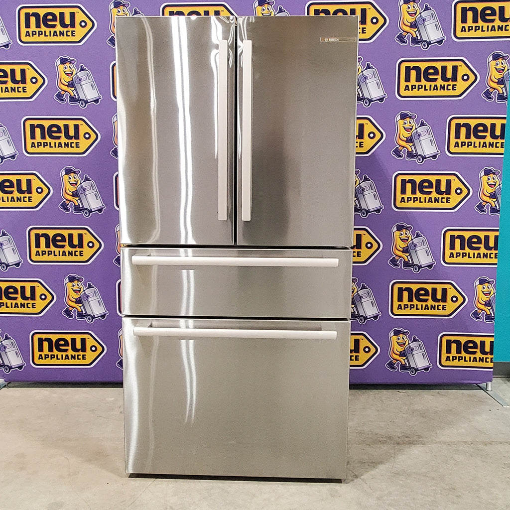 Pictures of Bosch Stainless Steel - Anti Fingerprint 800 Series 36'' French Door Bottom Mount Refrigerator B36CL80SNS - Scratch & Dent - Minor - Neu Appliance Outlet - Discount Appliance Outlet in Austin, Tx