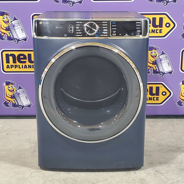 Sapphire Blue  GE Profile™ 7.8 cu. ft. Capacity Smart Front Load Electric Dryer with Steam and Sanitize Cycle - Open Box