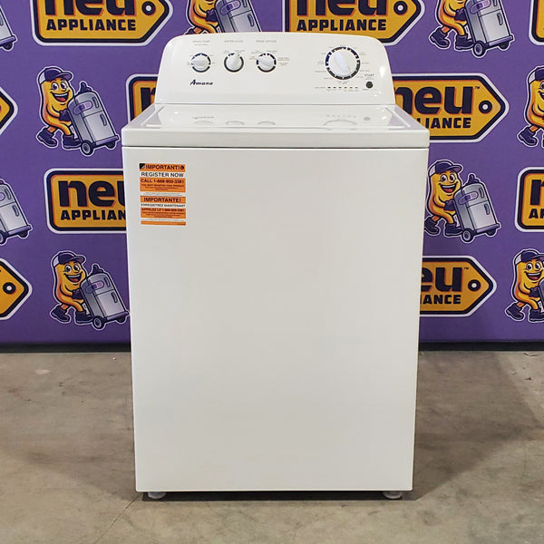 Amana 3.8 cu. ft. Top Load Washing Machine with Deep Water Wash Option NTW4519JW - Scratch & Dent - Minor