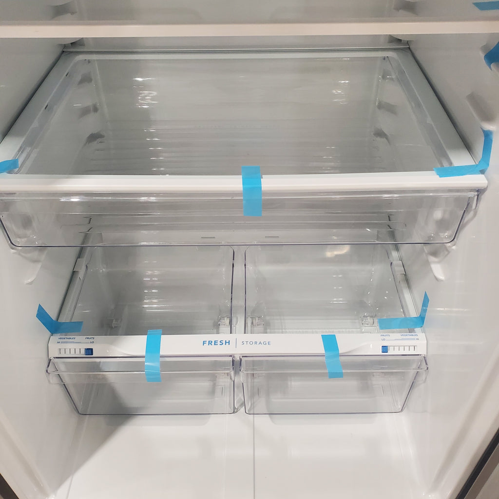 Pictures of Frigidaire 20 Cu. Ft. Top Freezer Refrigerator with EvenTemp Cooling System LFTR2045VF - Scratch and Dent (Minor) - Neu Appliance Outlet - Discount Appliance Outlet in Austin, Tx