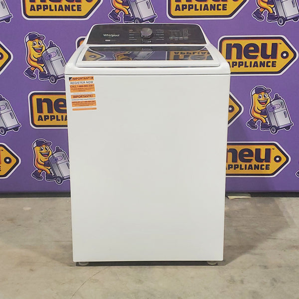 Whirlpool Top Load 4.7-4.8 Cu. Ft. Washer with 2 in 1 Removable Agitator and Built-in Faucet WTW5057LW - Open Box