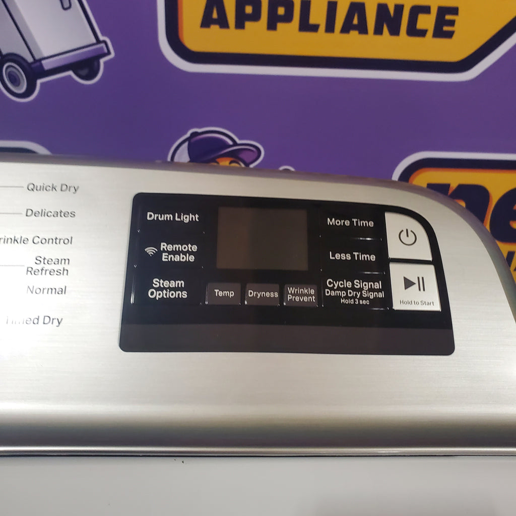 Pictures of Maytag Smart Top Load Electric 7.4 Cu. Ft. Steam Dryer with Extra Power and Advanced Moisture Sensing MED7230HW - Open Box - Neu Appliance Outlet - Discount Appliance Outlet in Austin, Tx